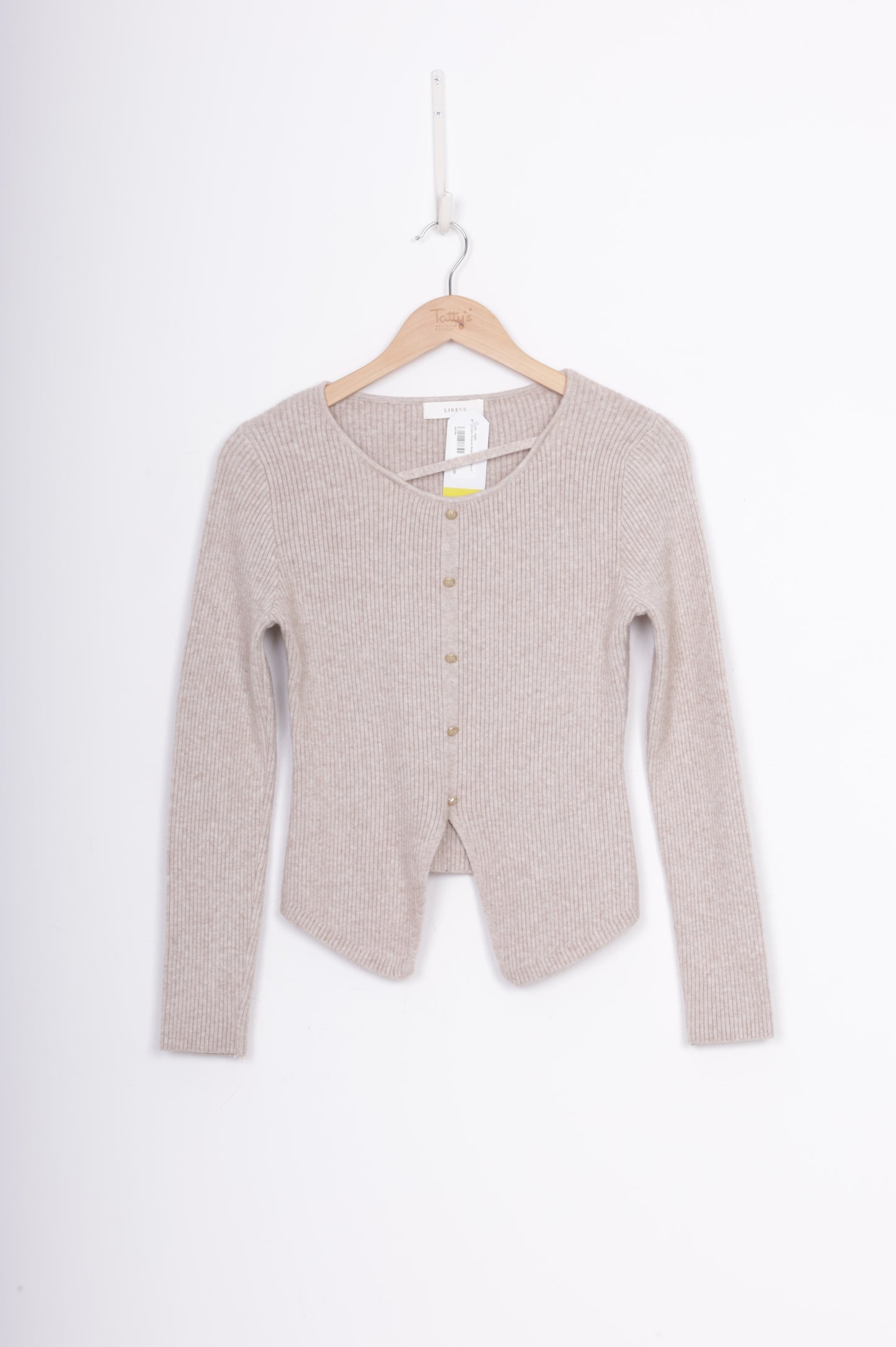 Likely Womens Beige Jumper Size S