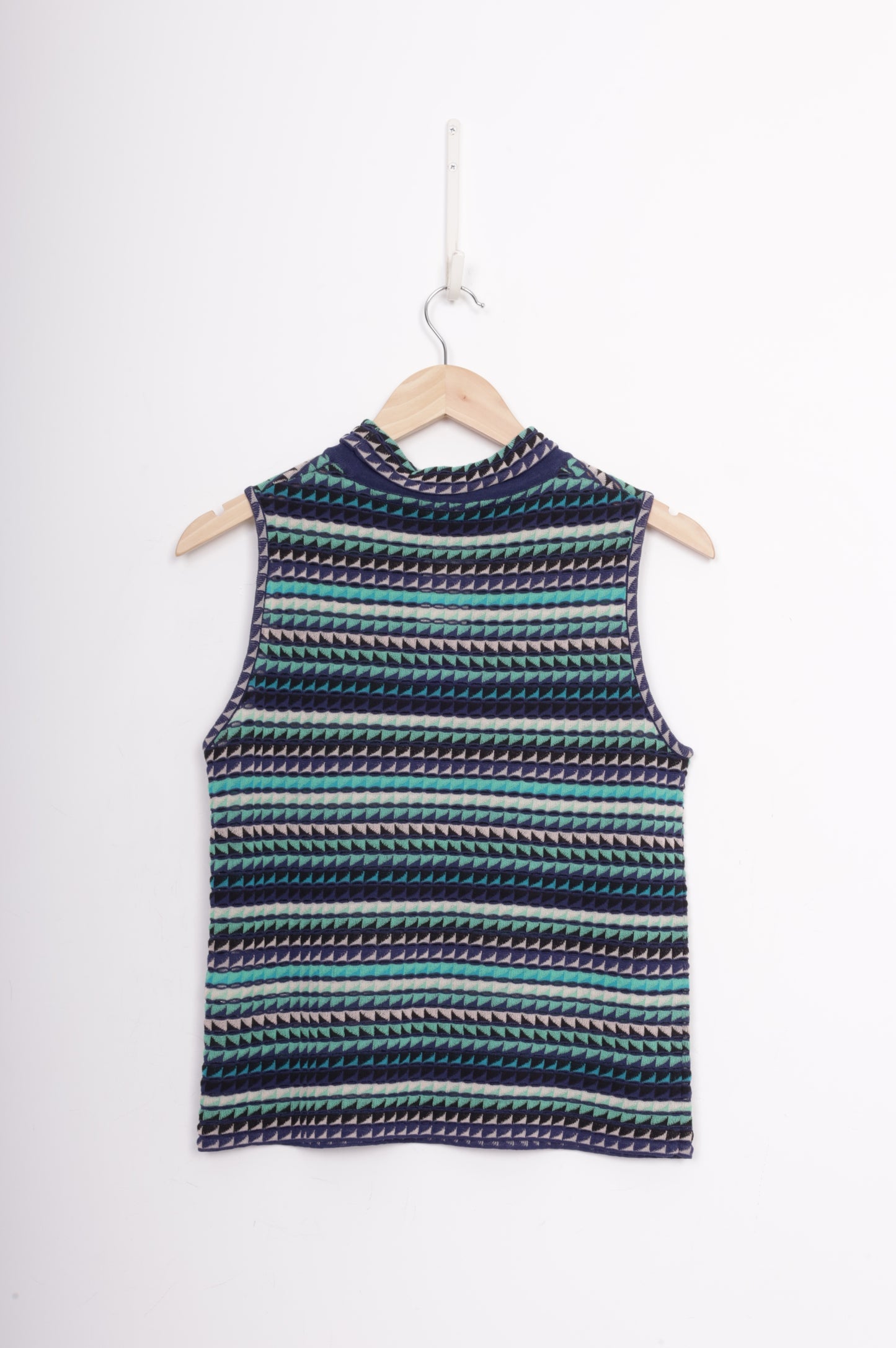 Missoni Womens Blue Top Size 42
