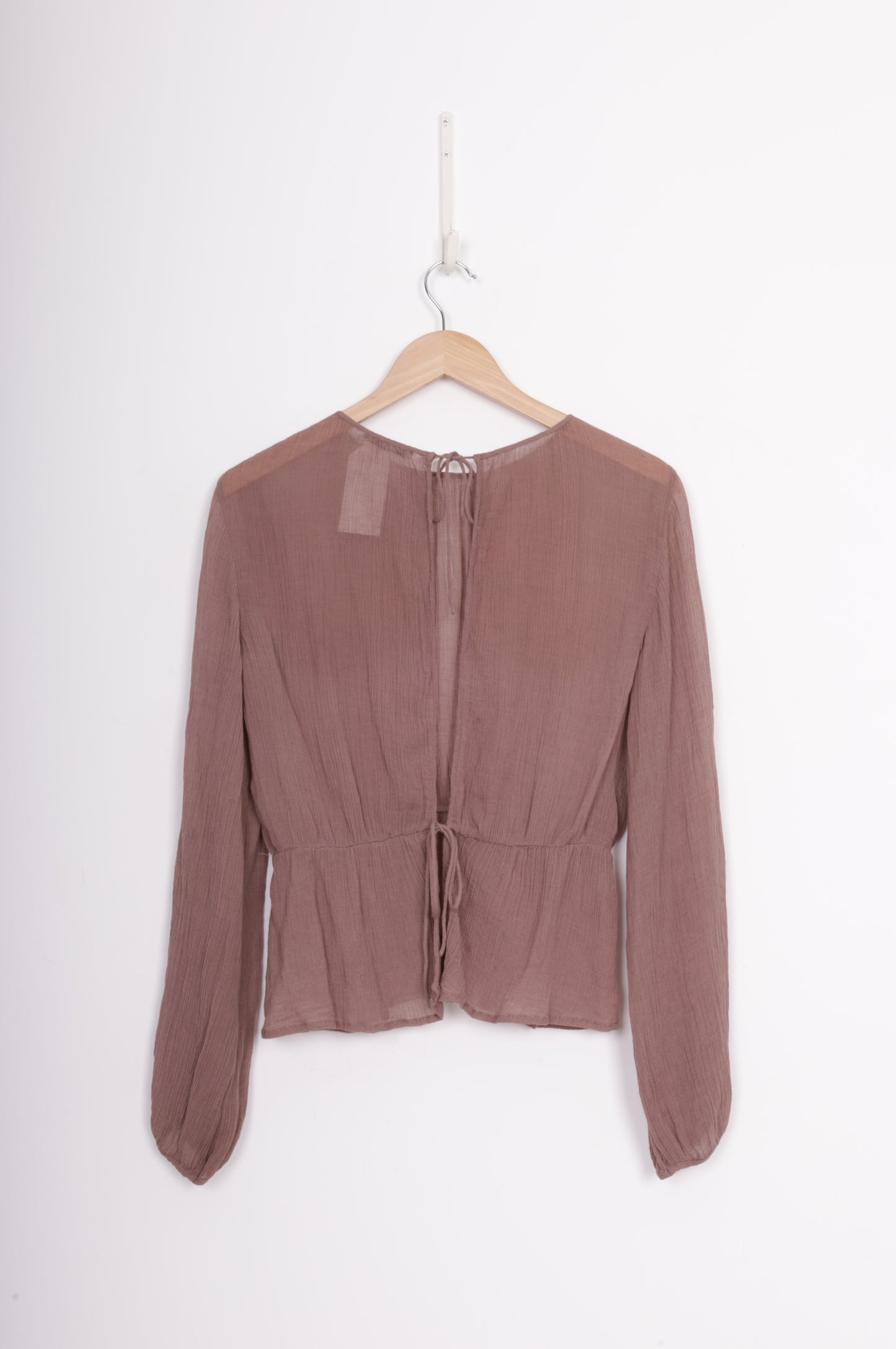 Marle Womens Brown Blouse Size 8