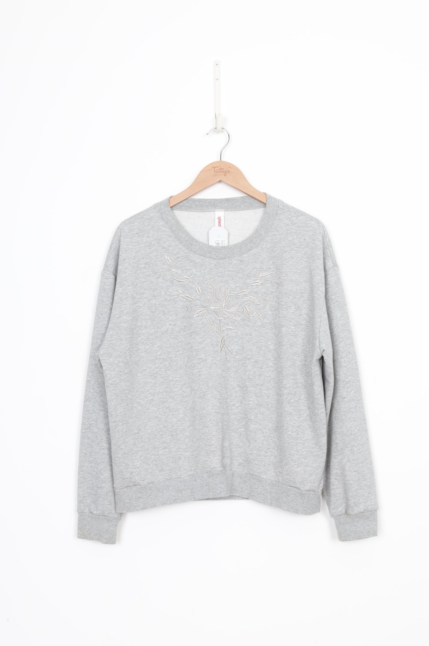 Sylvester by Kate Sylvester Womens Grey Sweatshirt Size 12