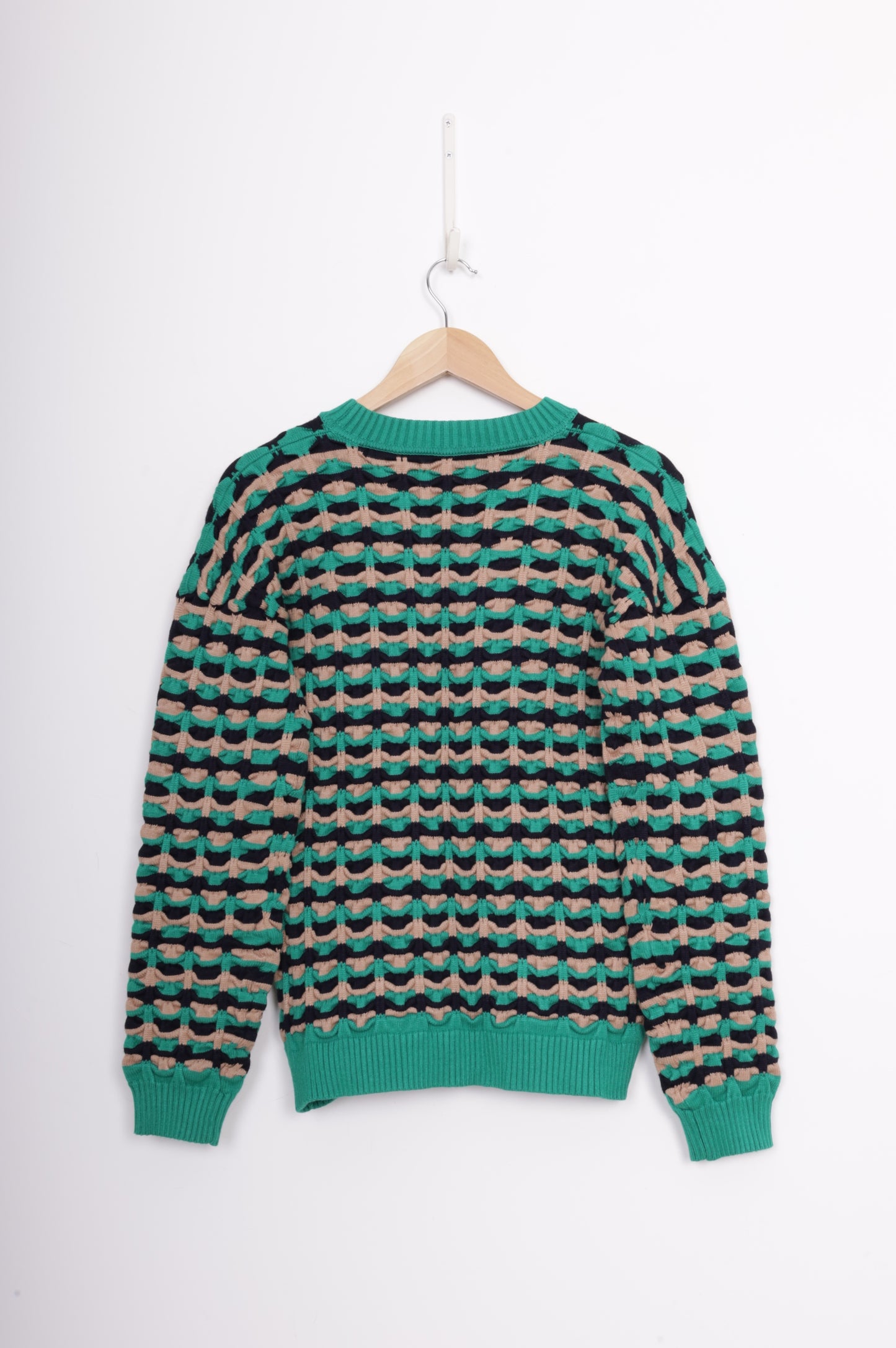Victoria Beckham Womens Green Jumper Size L