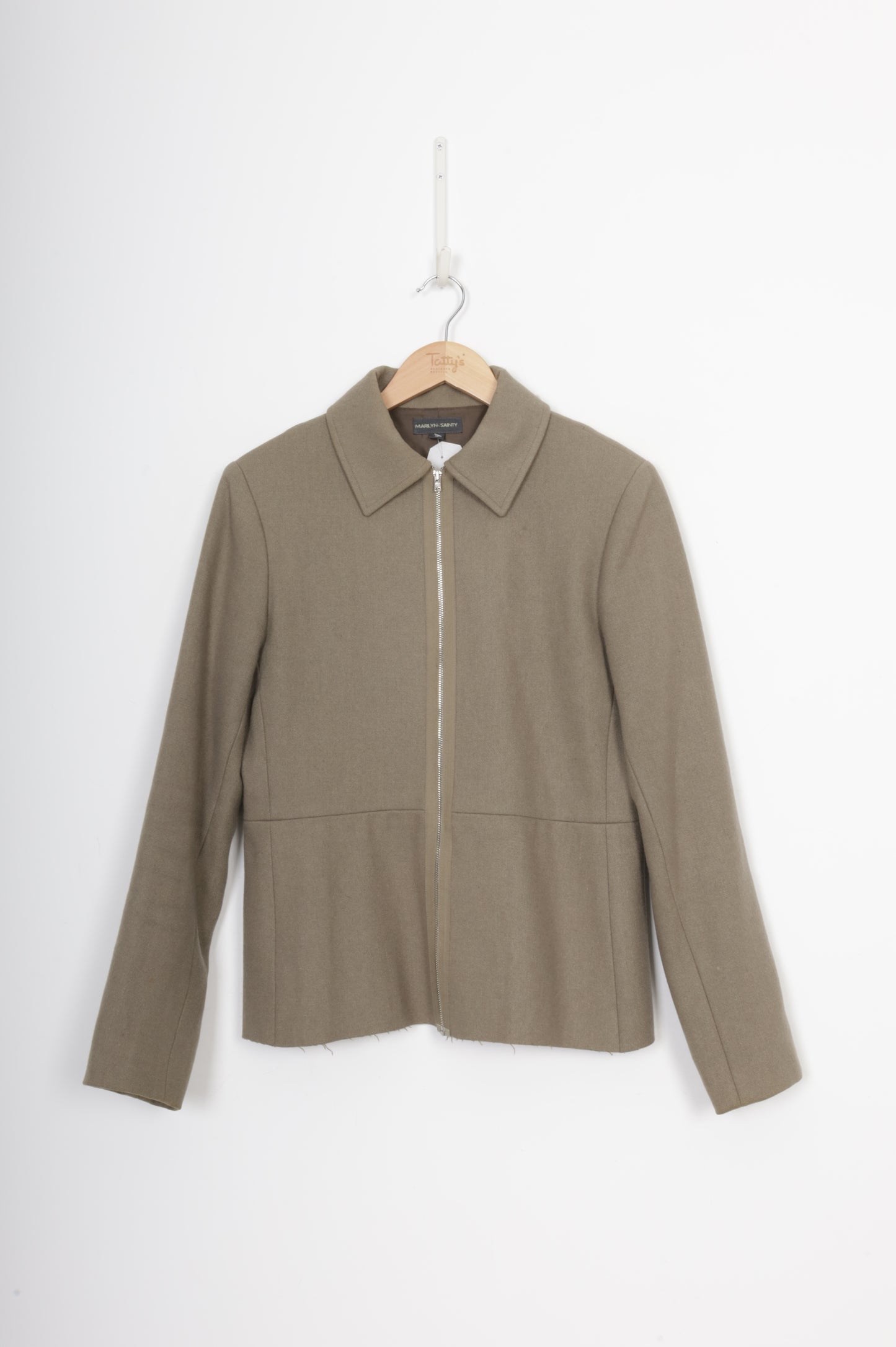 Marilyn Sainty Womens Grey Jacket Size 10