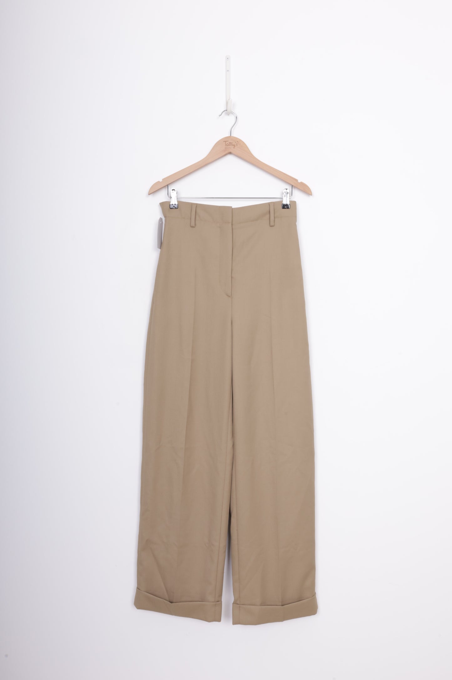 Acne Studios Womens Beige Pants Size 38