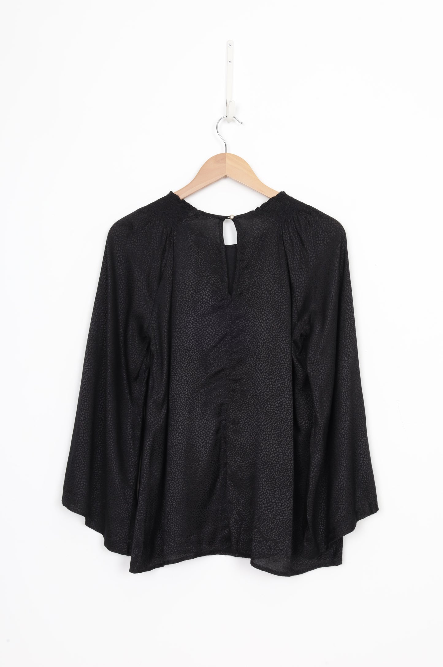 Blak Love Womens Black Top Size 8