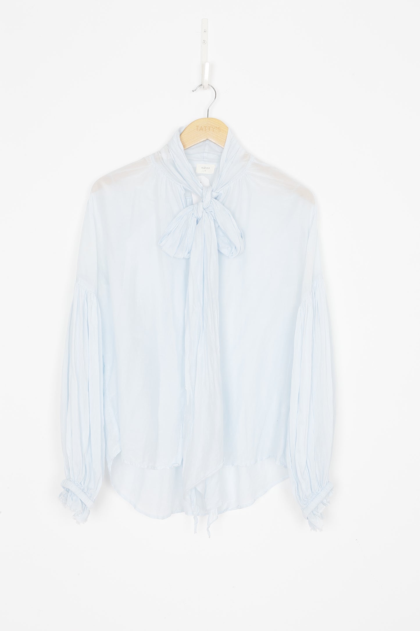 Mahsa Womens Blue Blouse Size XS
