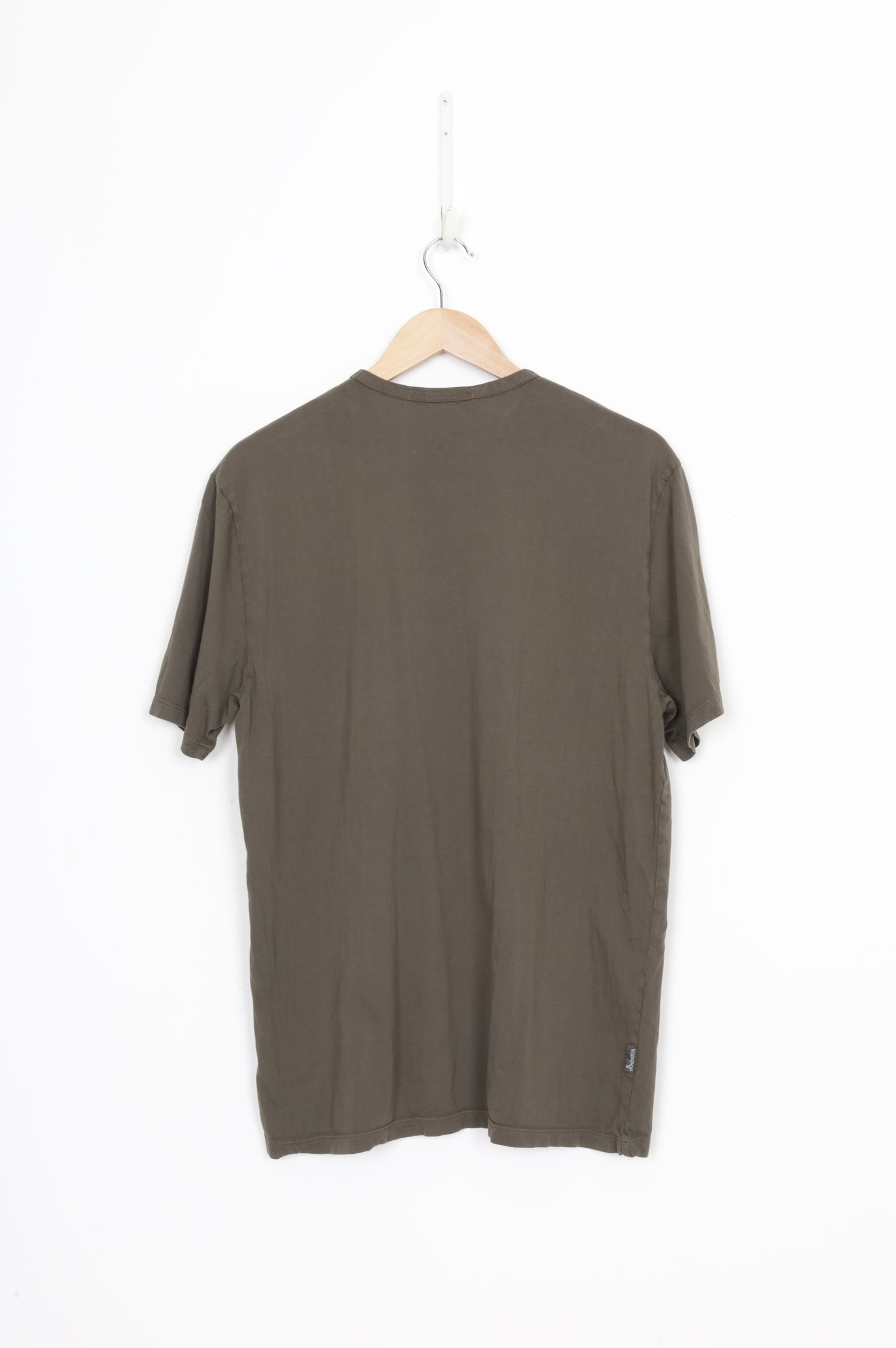Workshop Mens Khaki T-shirt Size S