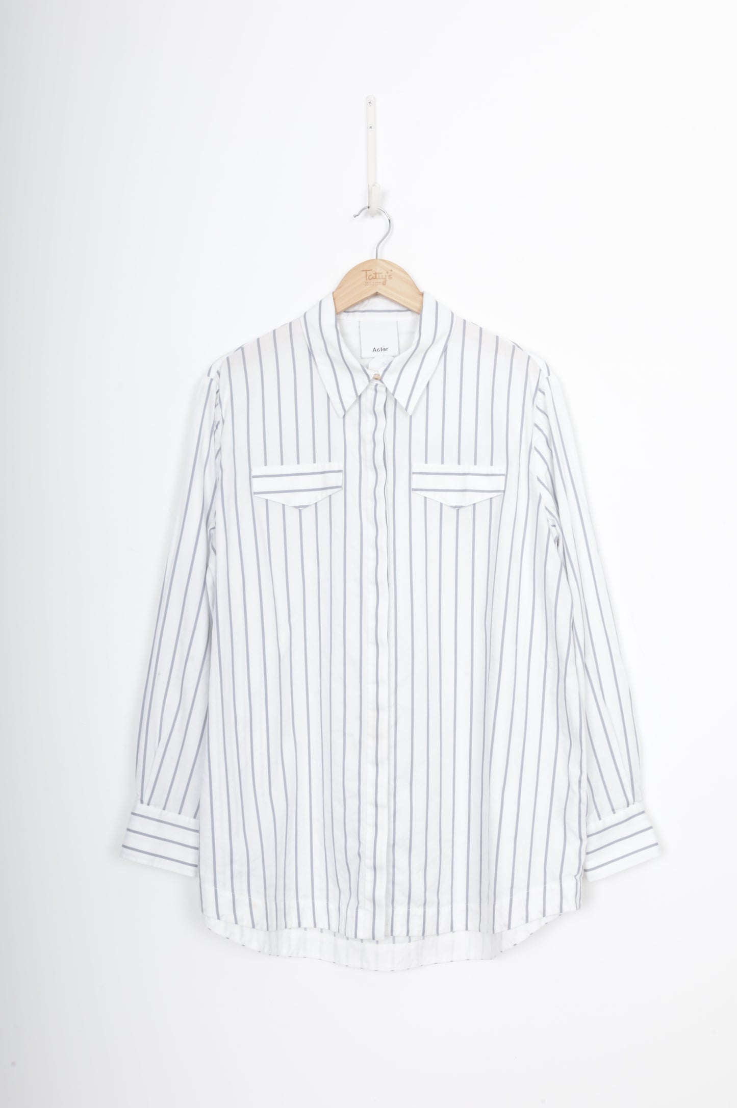 Acler Womens White Shirt Size UK 14