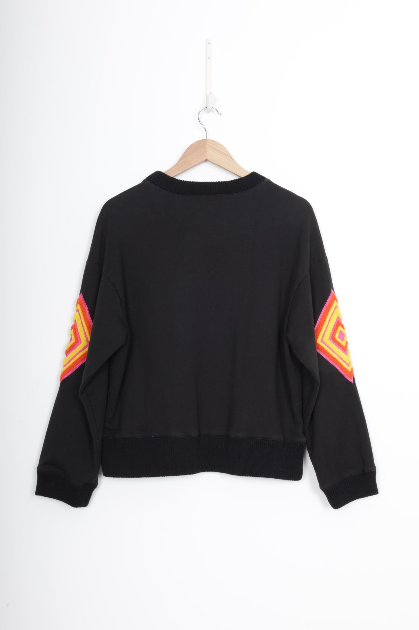 Karen Walker Womens Black Sweatshirt Size 10