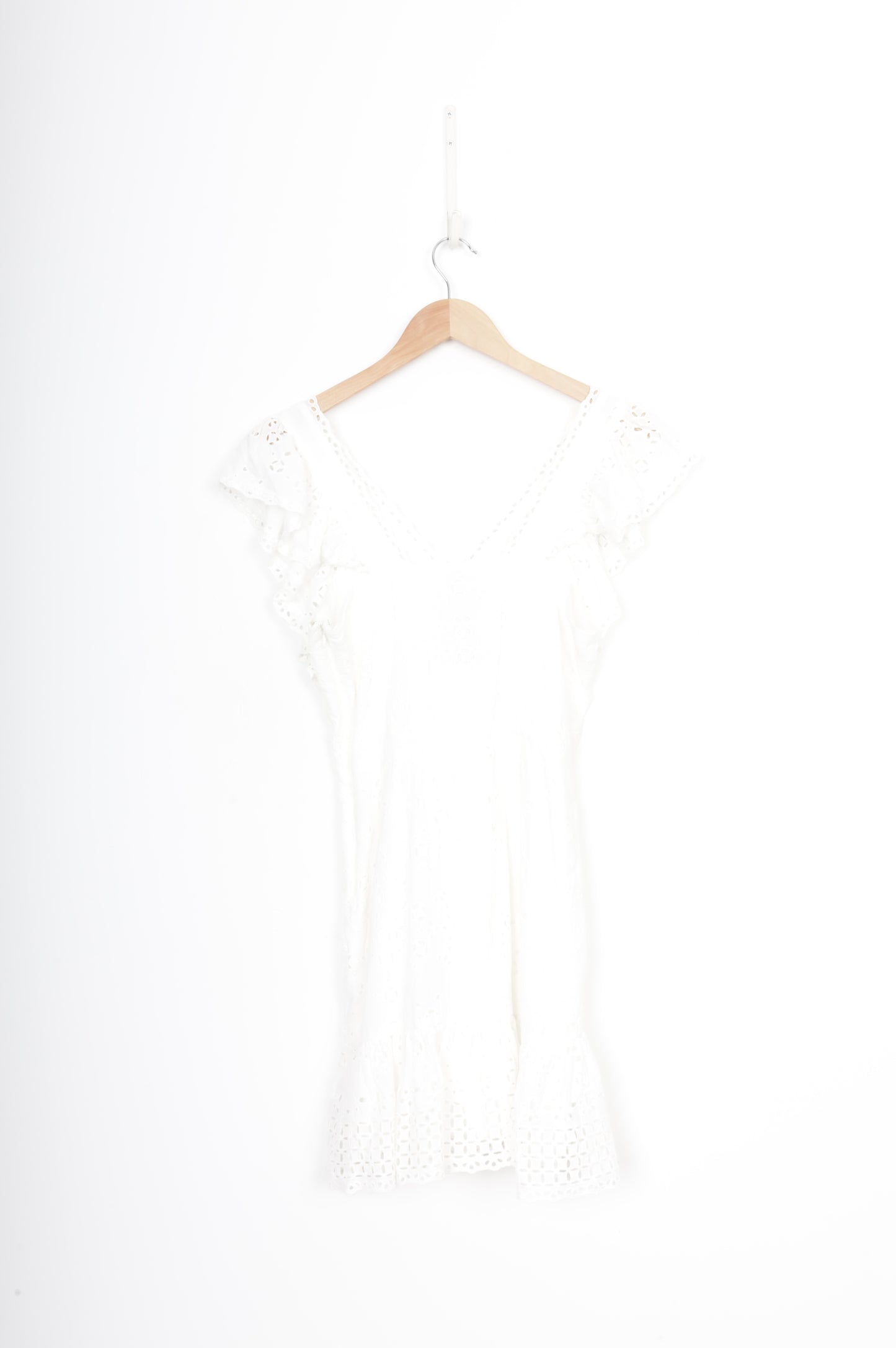 Love Shack Fancy Womens White Dress Size 4