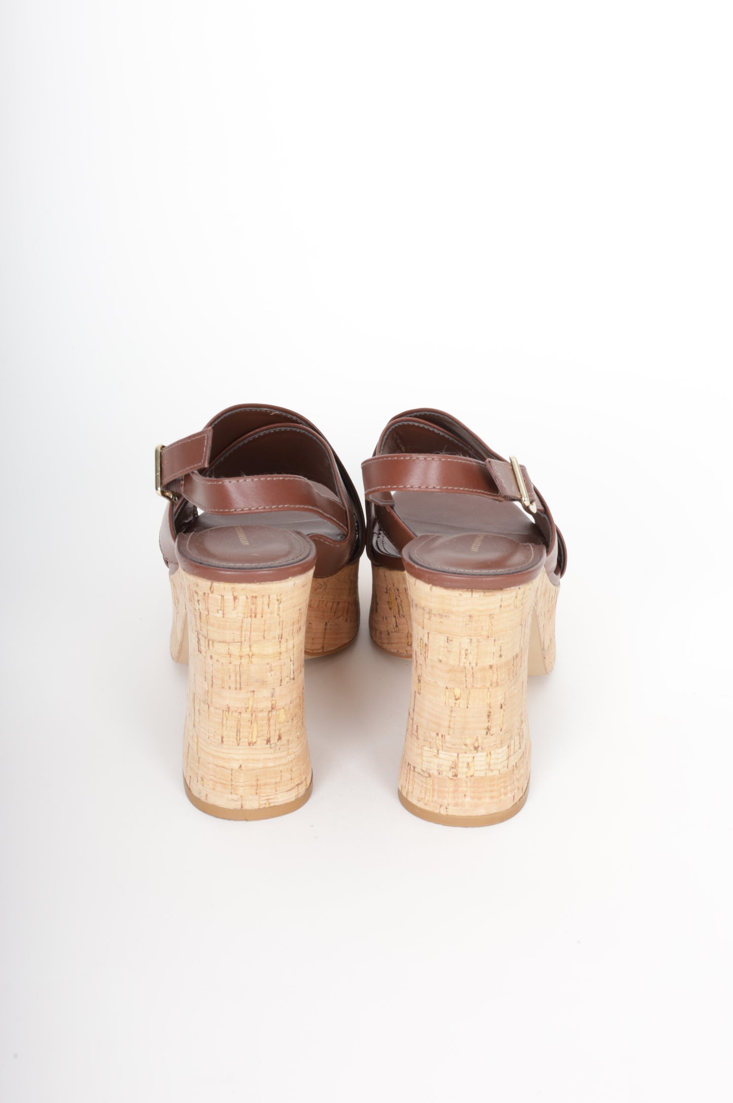 Anthropologie Womens Brown Heels Size EU 39