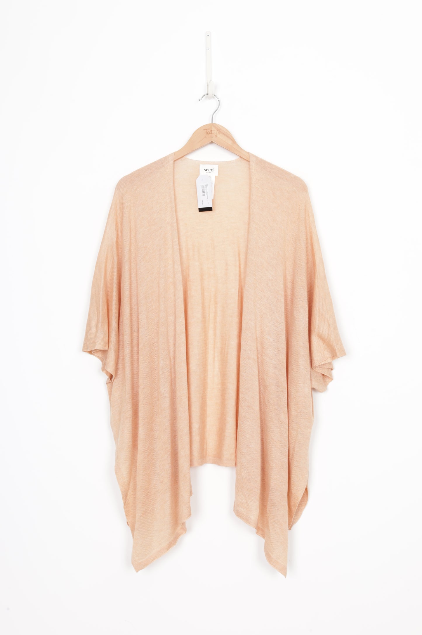 Seed Womens Beige Cardigan Size O/S