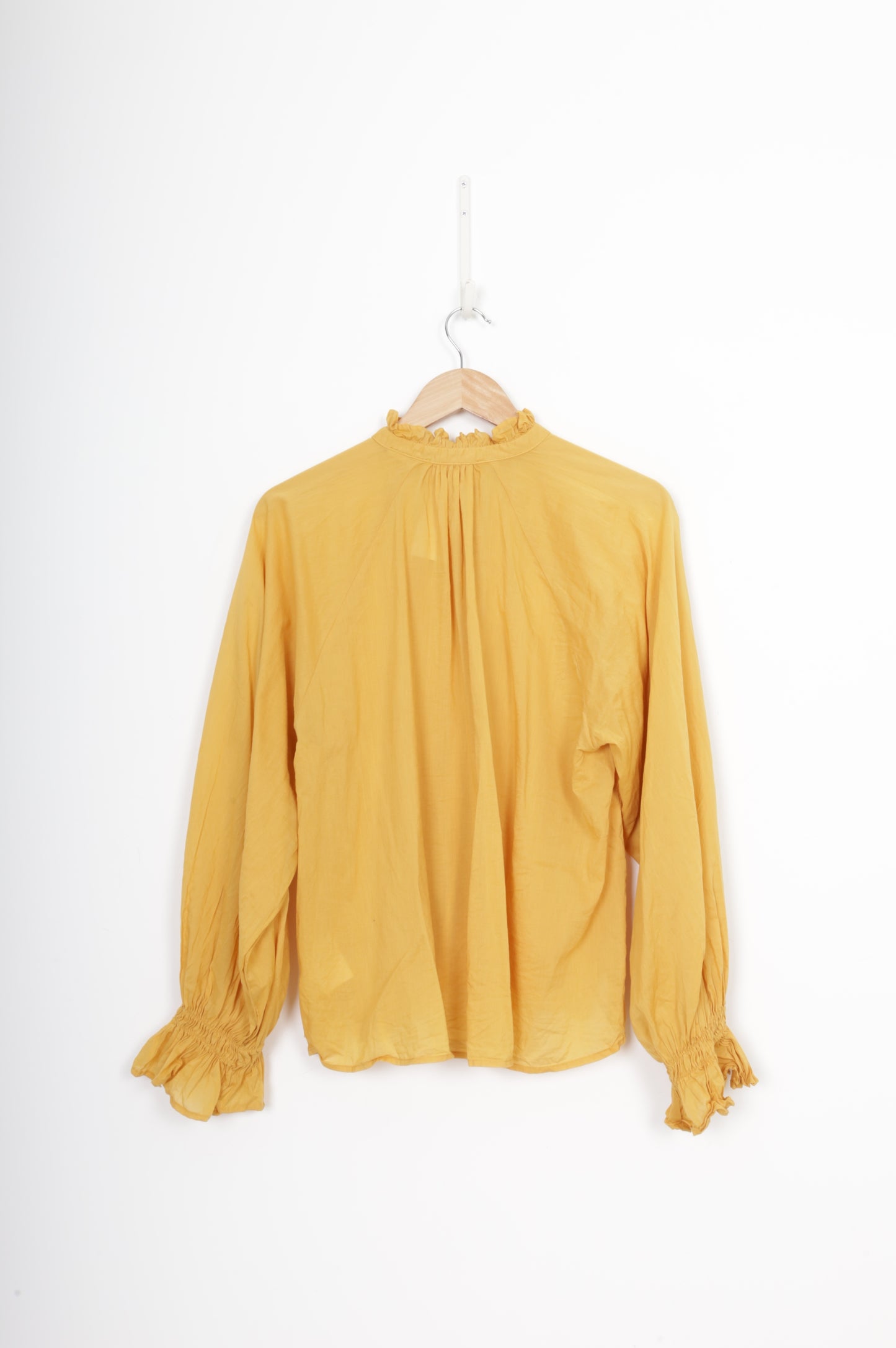 Karen Walker Womens Yellow Blouse Size UK 14