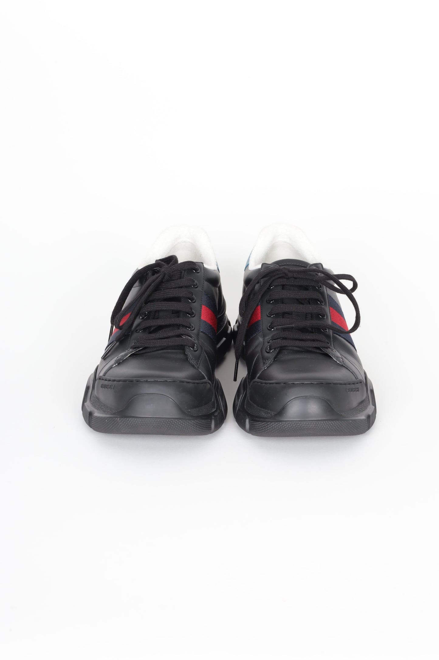 Gucci Mens Black Sneakers Size EU 45