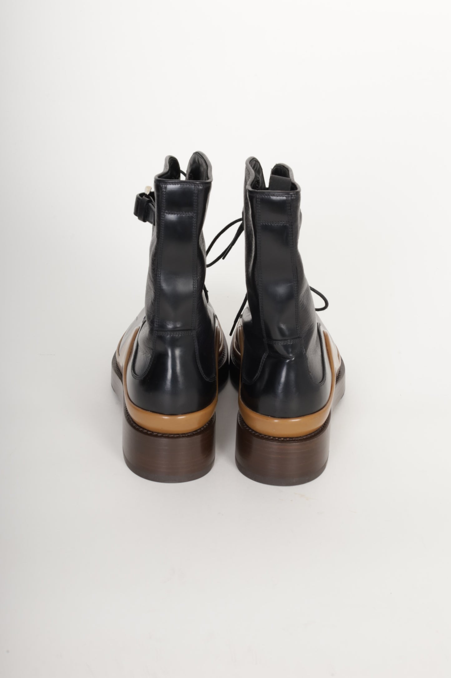 Prada Womens Black Boots Size EU 39.5