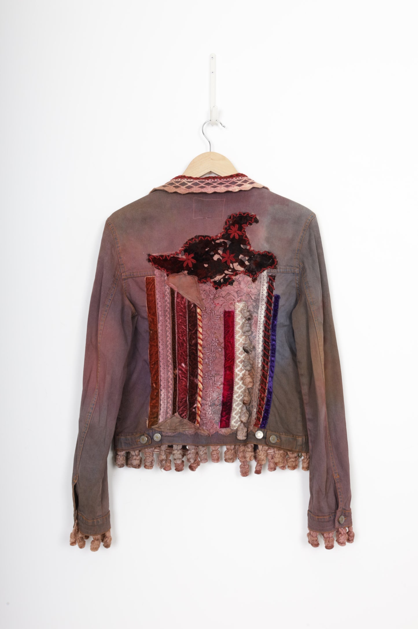 Antica Sartoria Womens Purple Jacket Size M