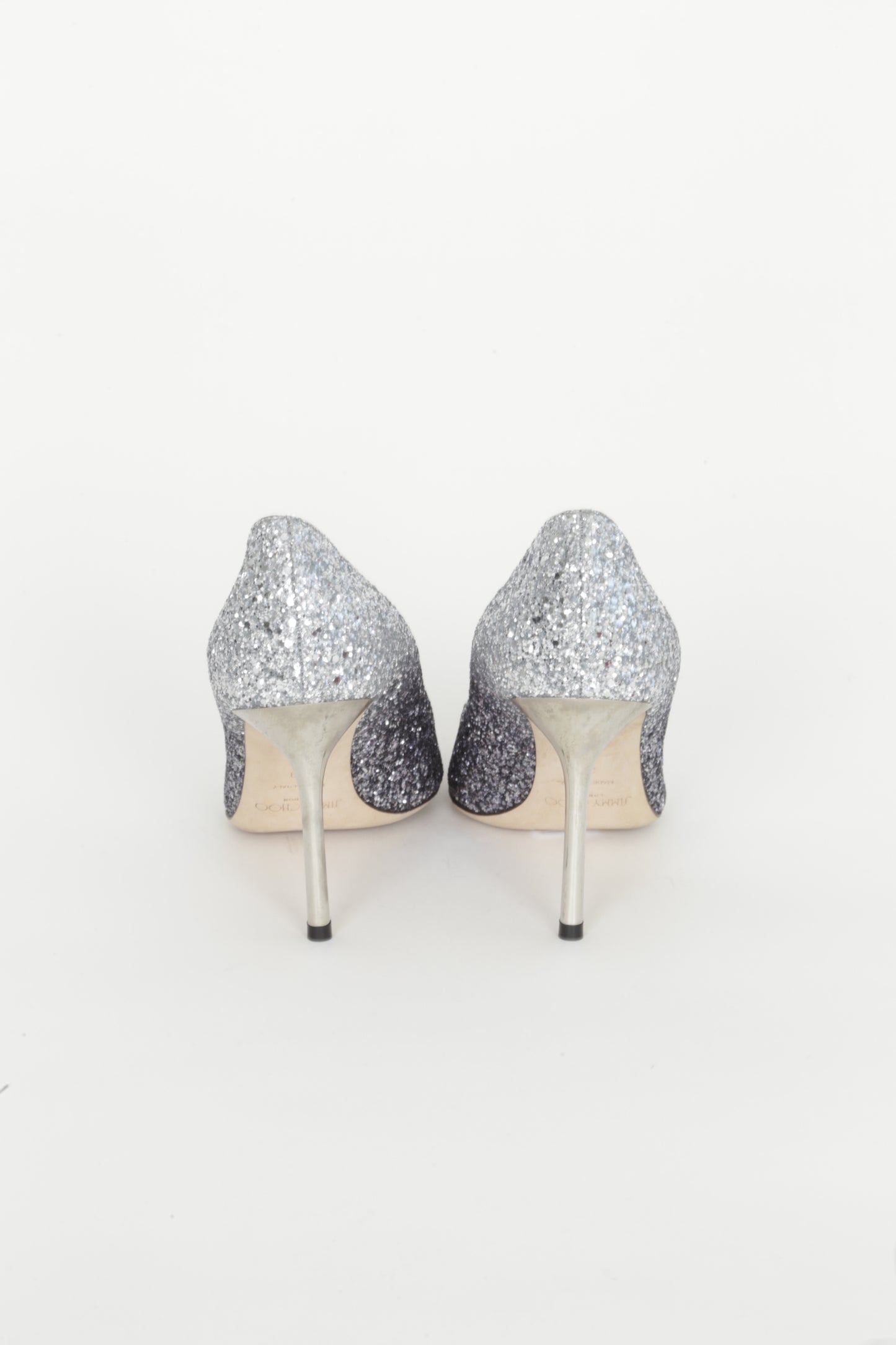 Jimmy Choo Womens Metallic Heels Size EU 39