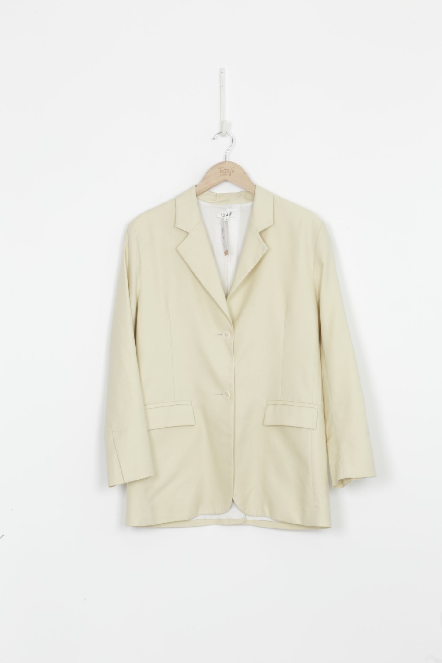 Idae Womens Yellow Blazer Size 8