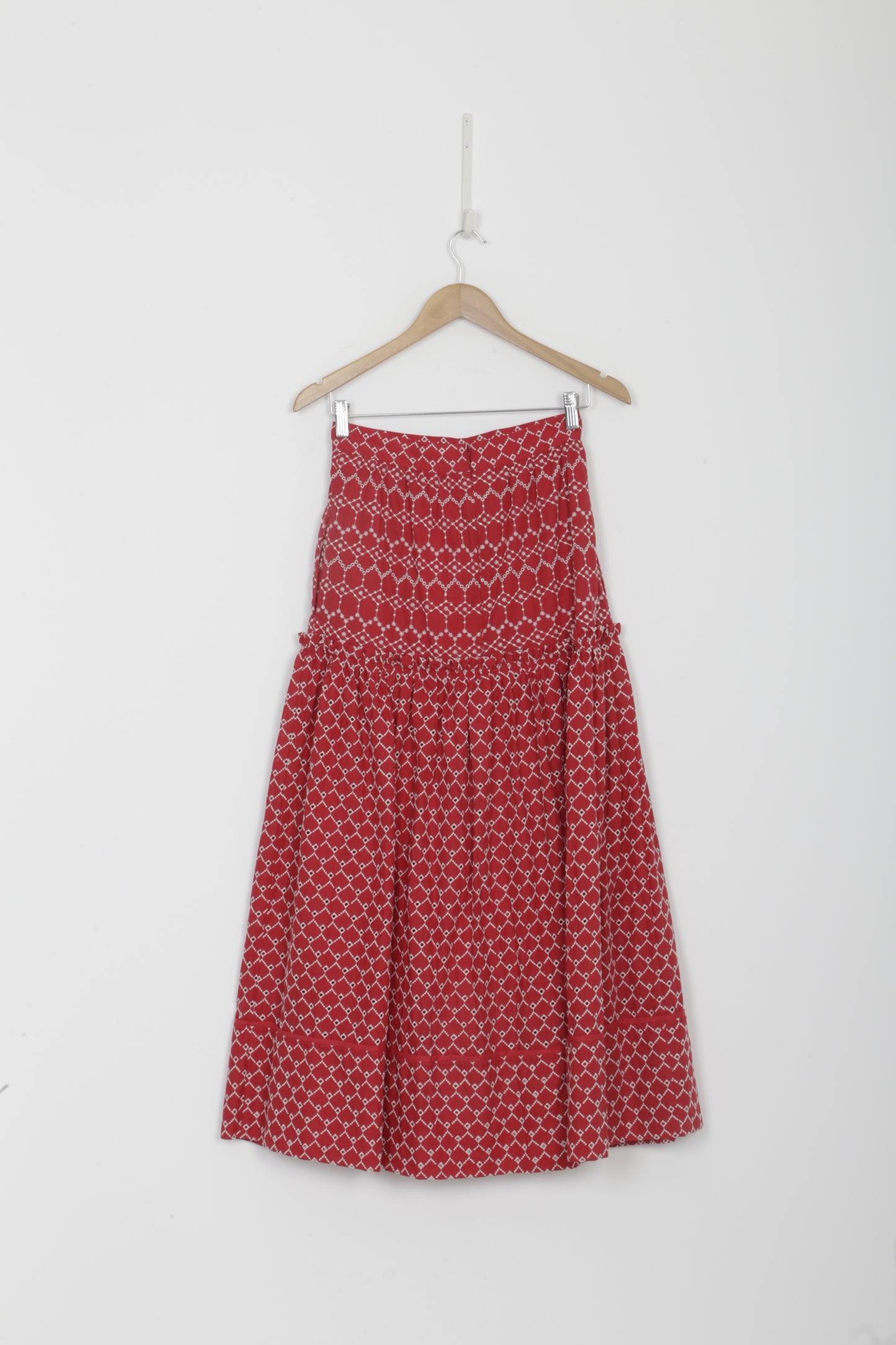 Shona Joy Womens Red Skirt Size 6