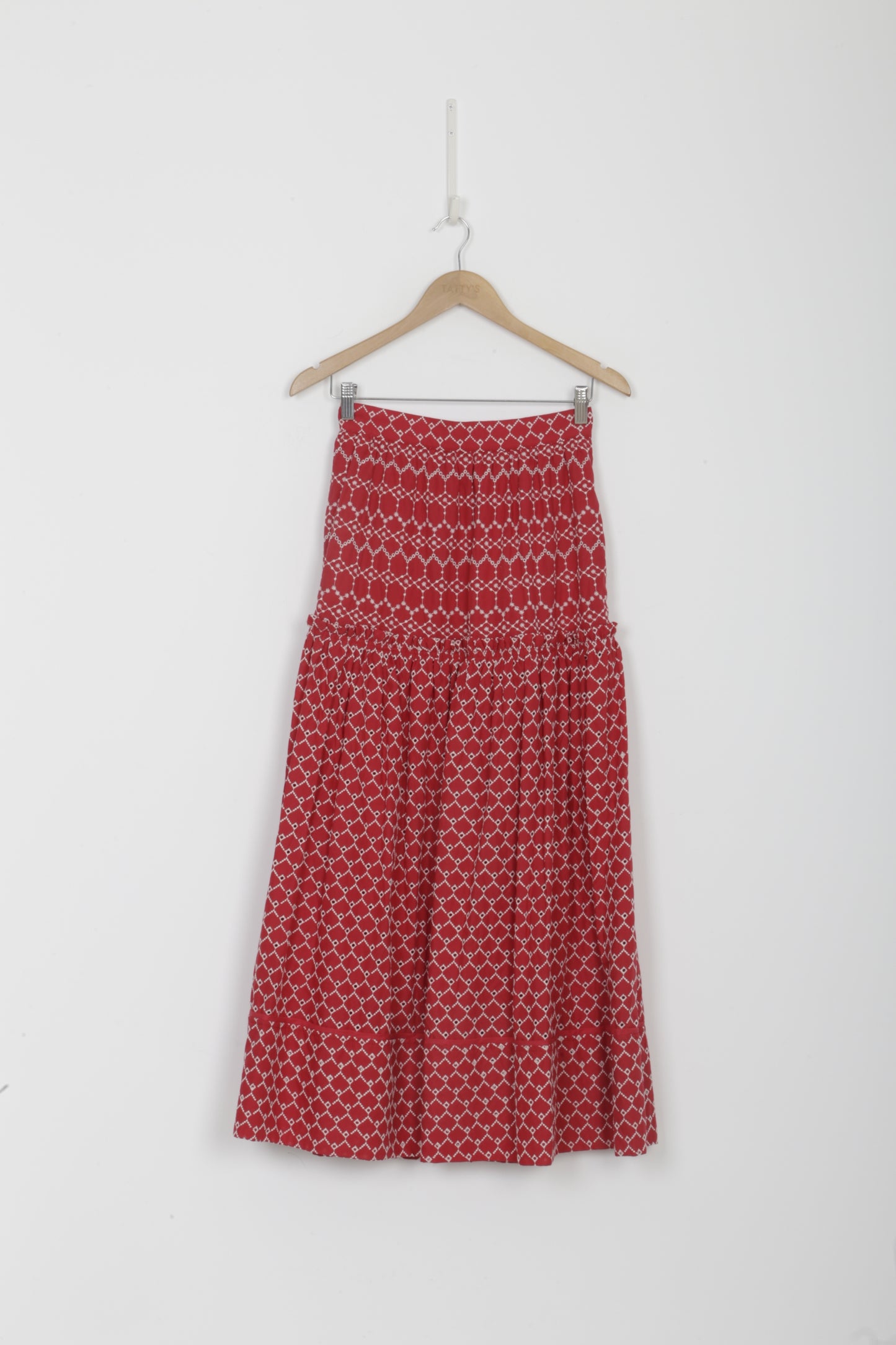 Shona Joy Womens Red Skirt Size 6