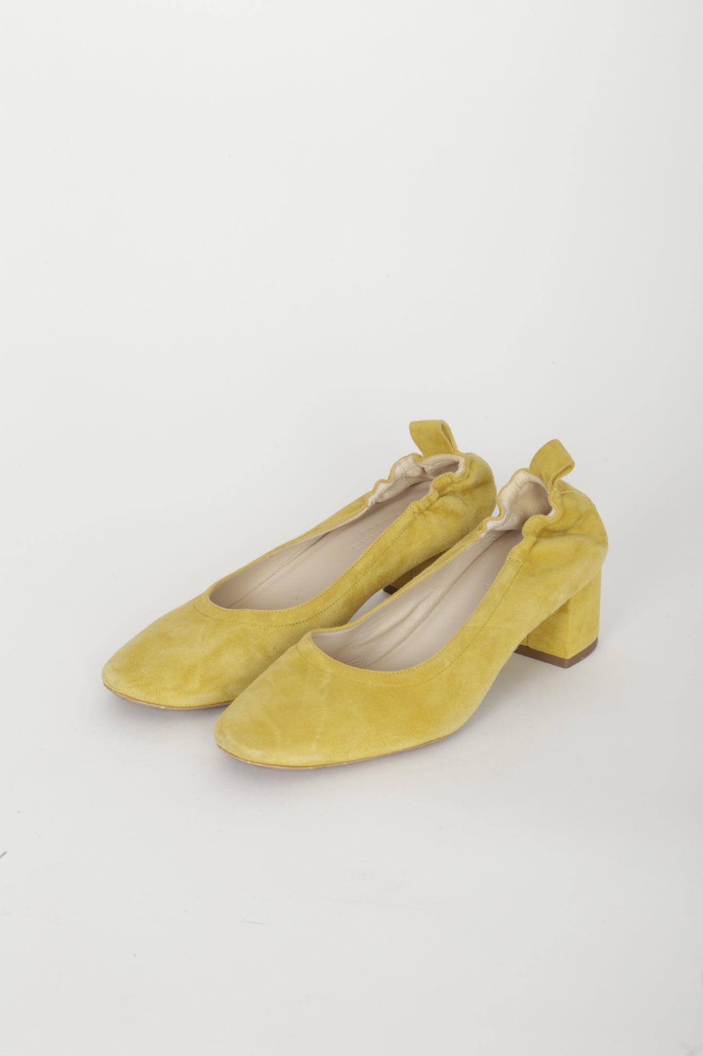 Everlane Womens Yellow Heels Size US 8