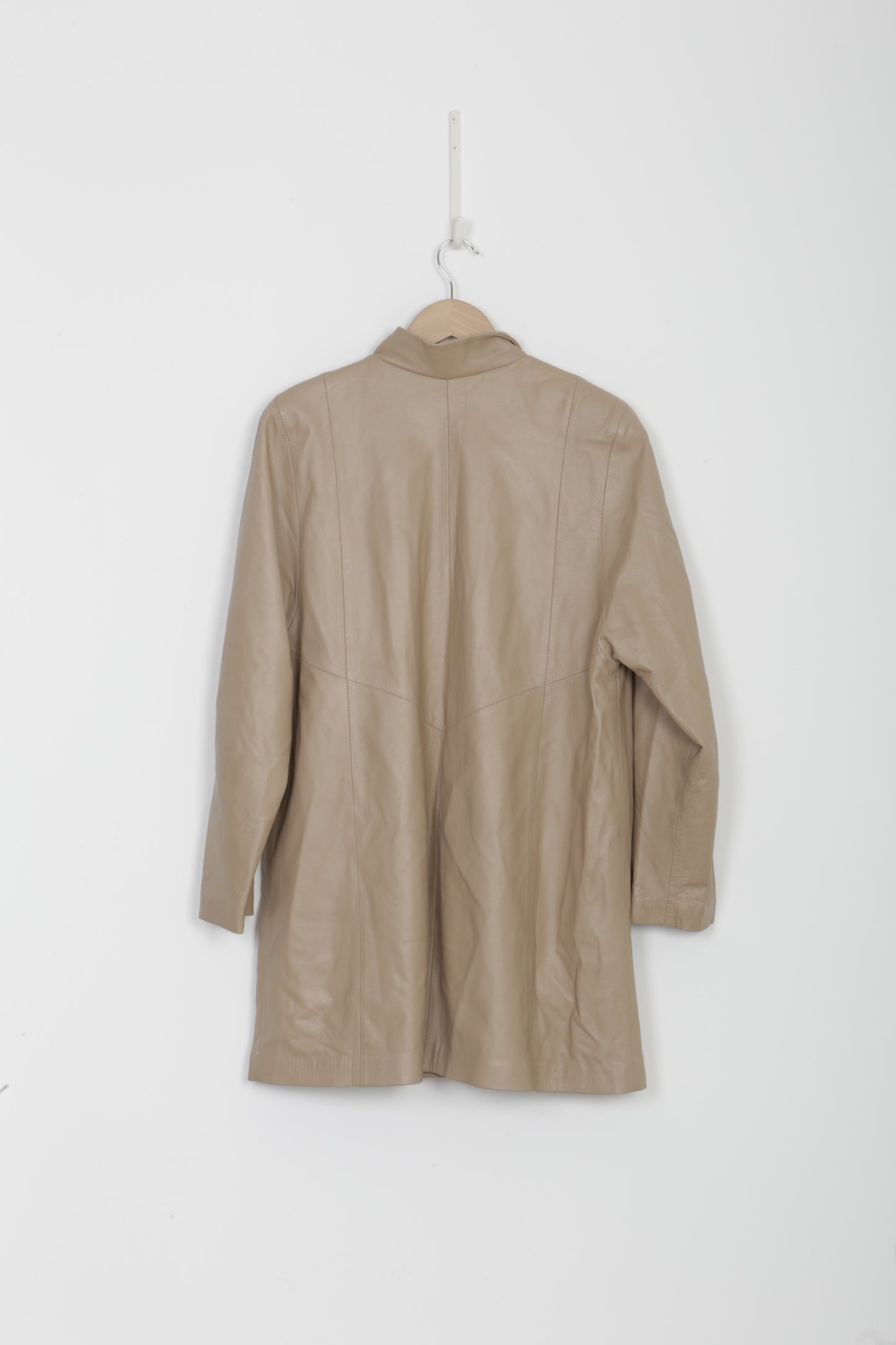 Siricco Womens Beige Coat Size S
