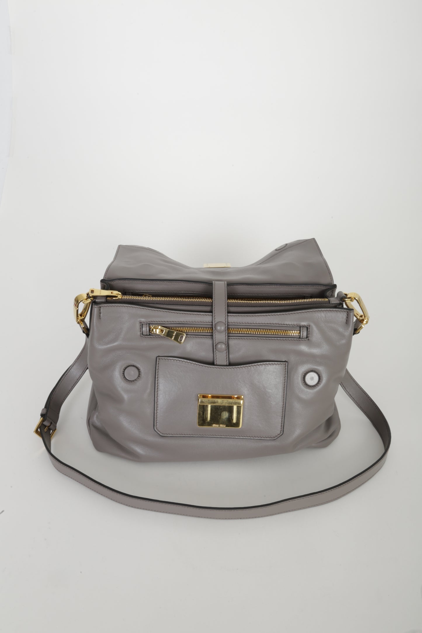 Miu Miu Womens Grey Bag Size O/S