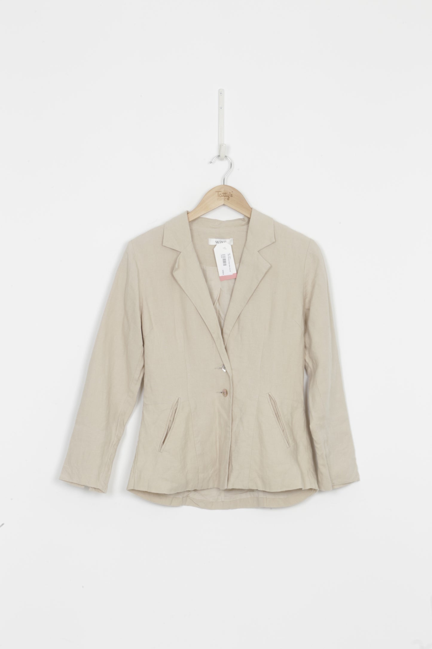 Wixii Womens Beige Blazer Size XS