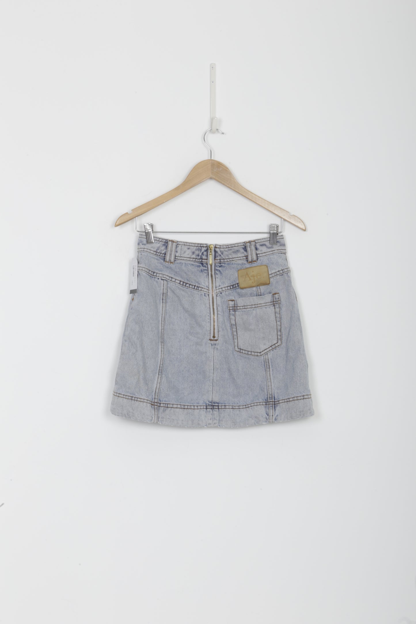Aje. Womens Blue Mini Skirt Size 8