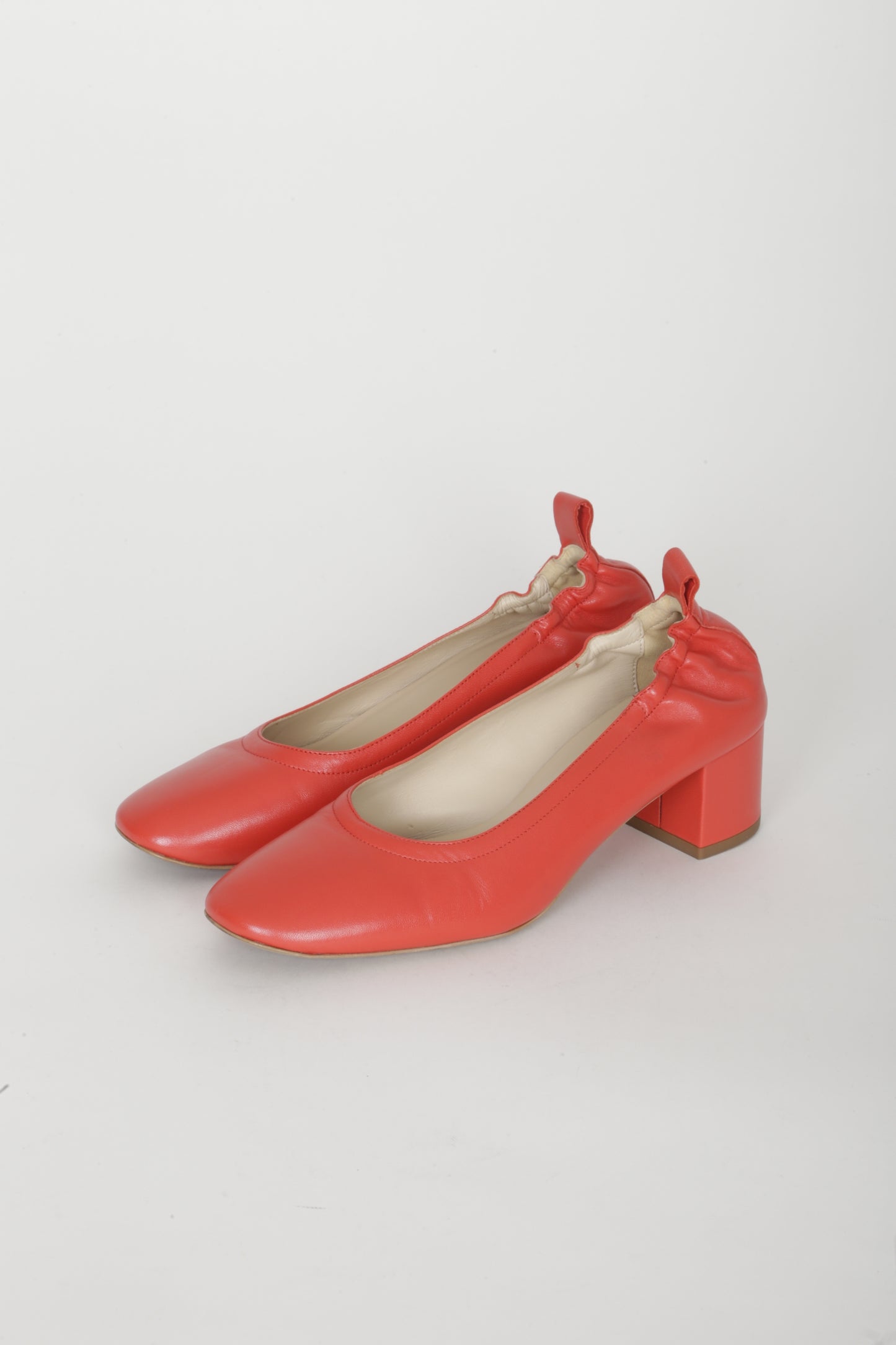 Everlane Womens Red Heels Size US 8