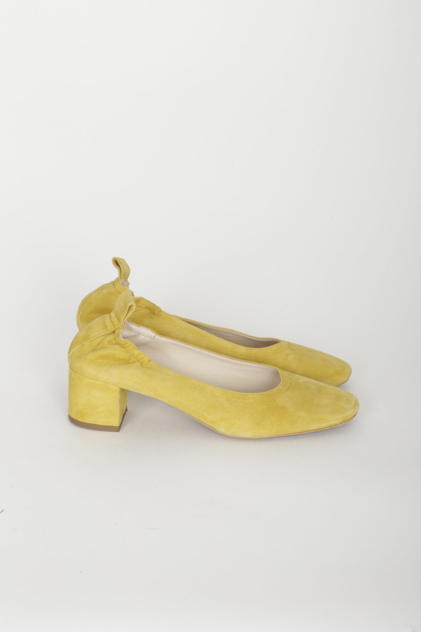 Everlane Womens Yellow Heels Size US 8