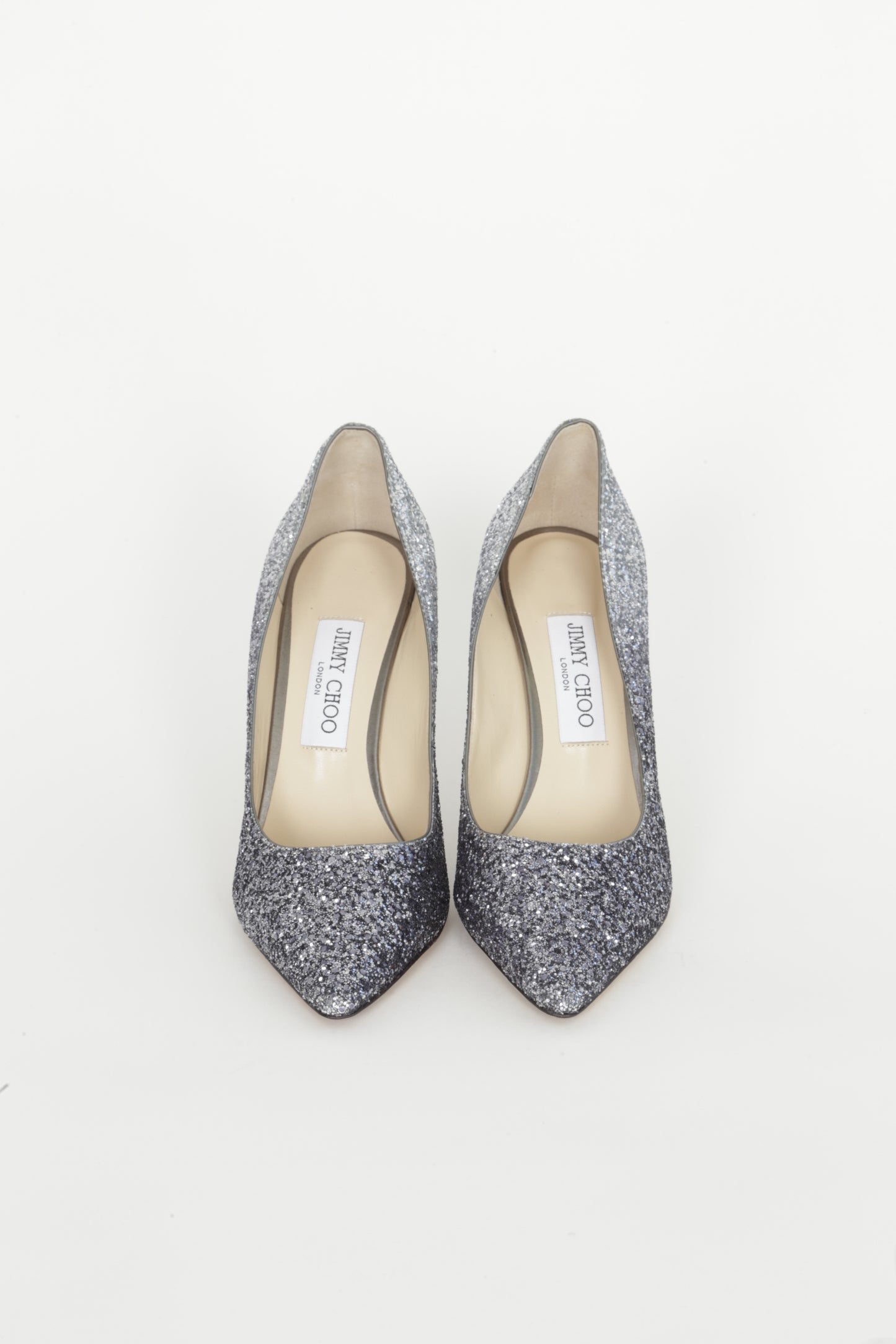 Jimmy Choo Womens Metallic Heels Size EU 39
