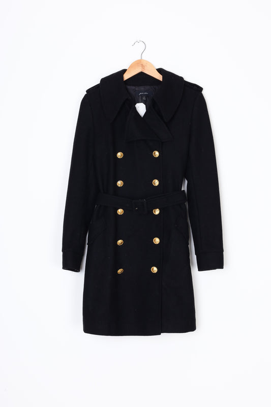 Karen Walker Womens Black Coat Size 8