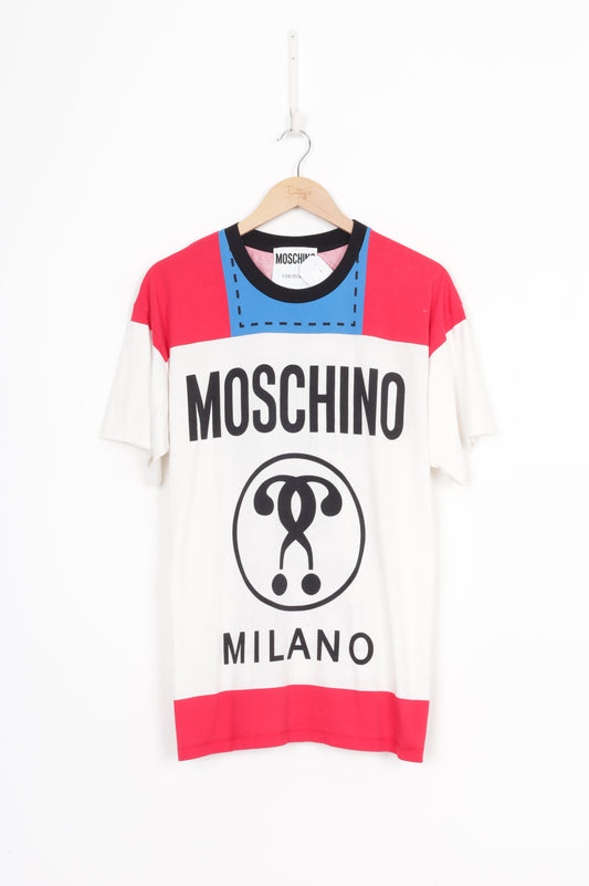 Moschino Womens White T-shirt Size S
