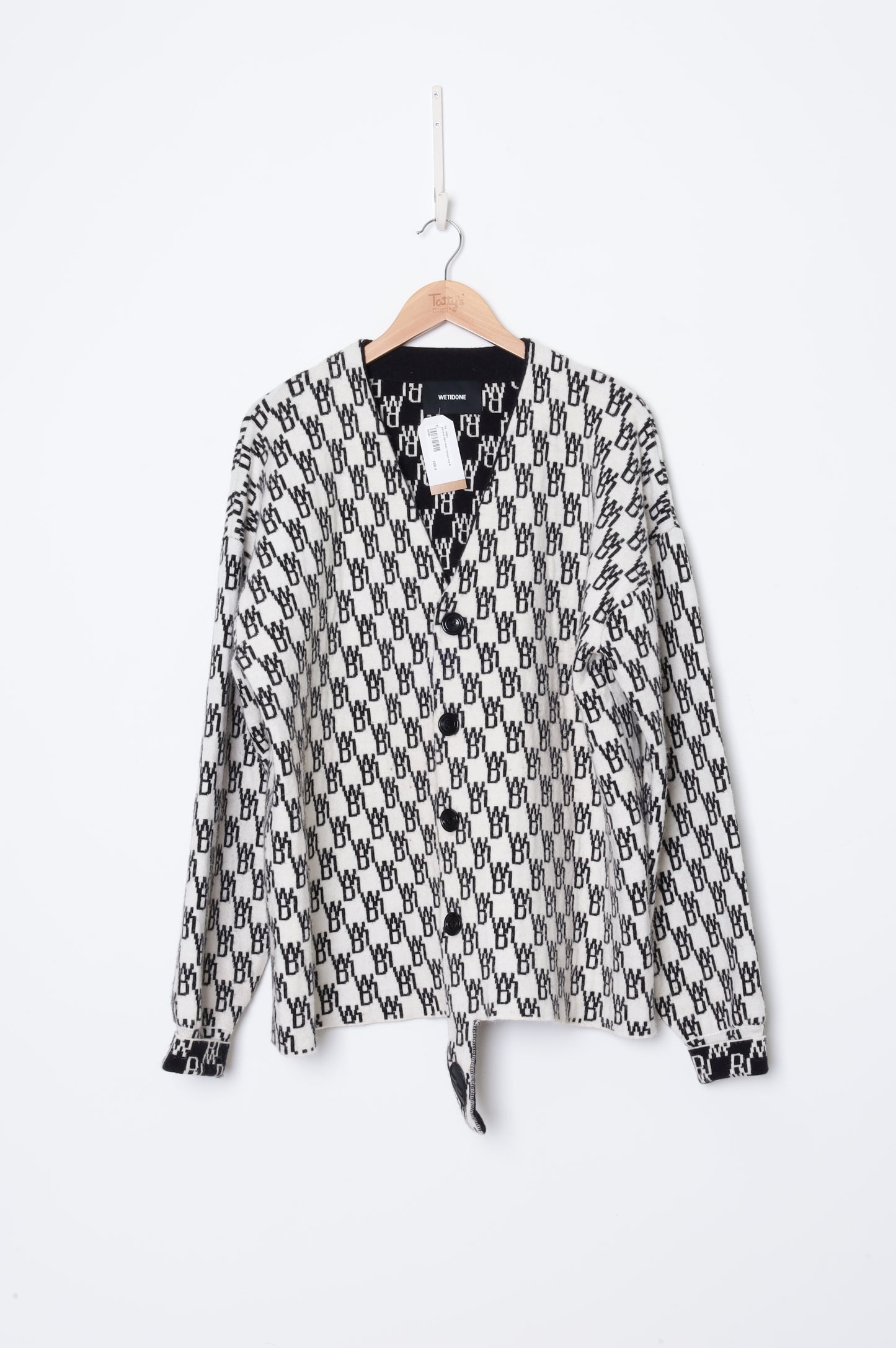 Welldone Mens Black Cardigan Size M