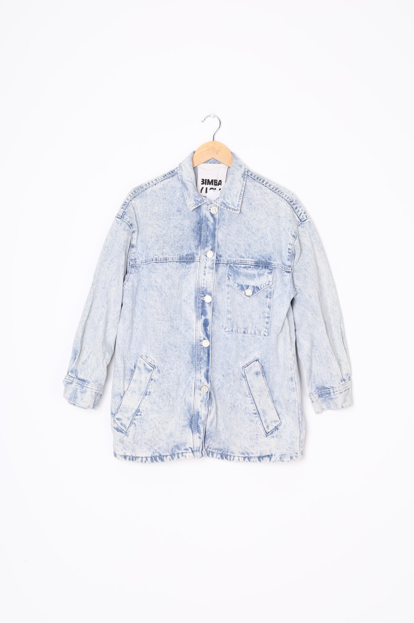 Bimba Y Lola Womens Blue Jacket Size M