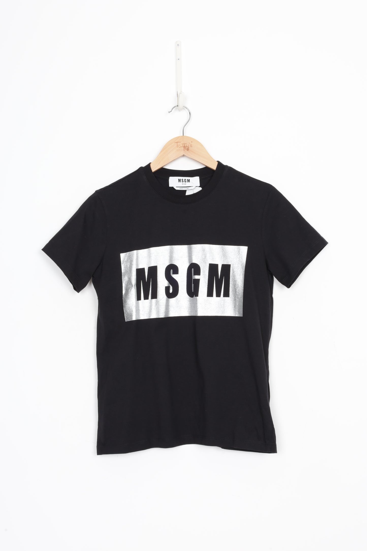 MSGM Womens Black T-shirt Size S