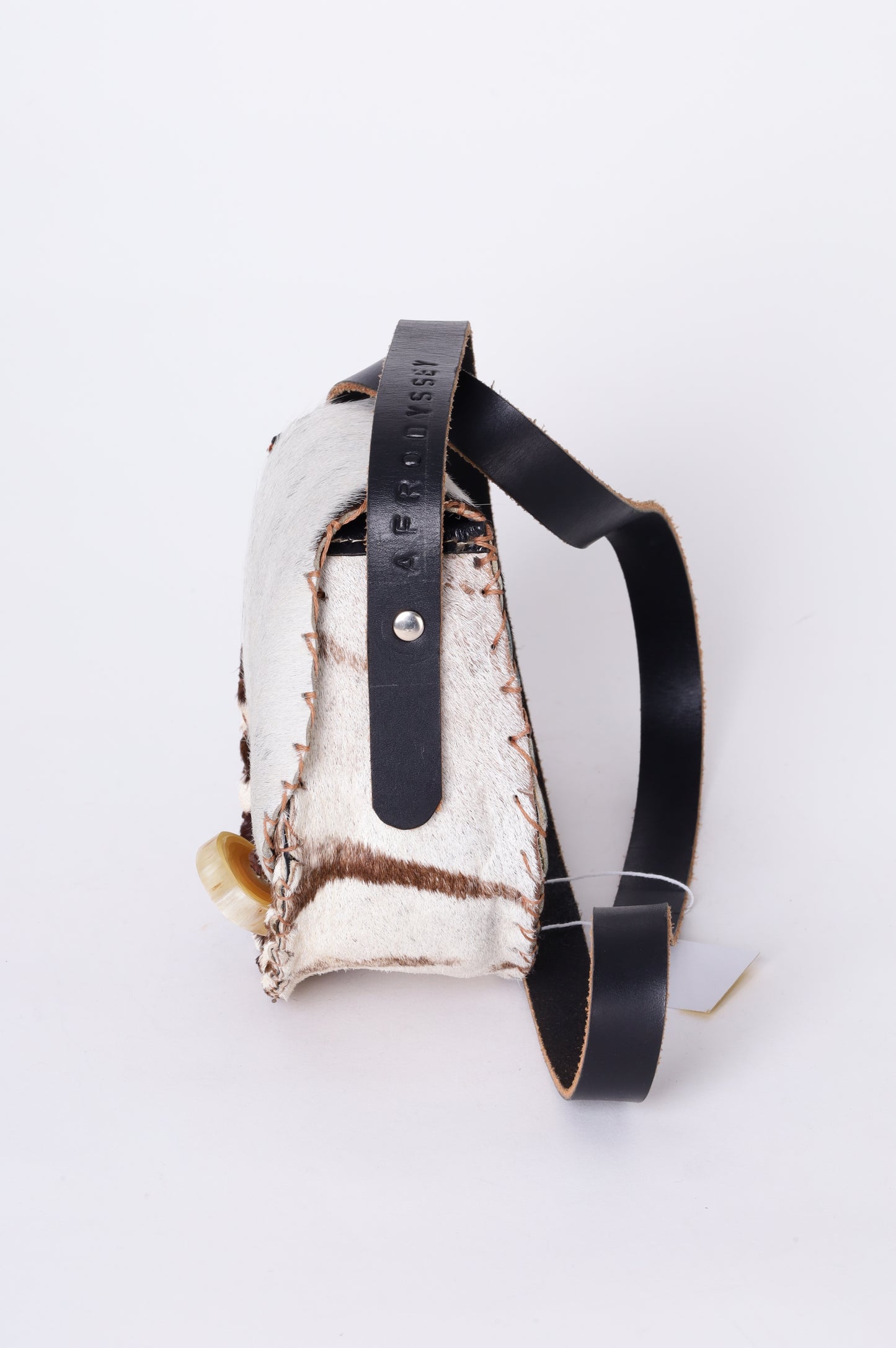 Afrodyssey Womens White Bag Size S
