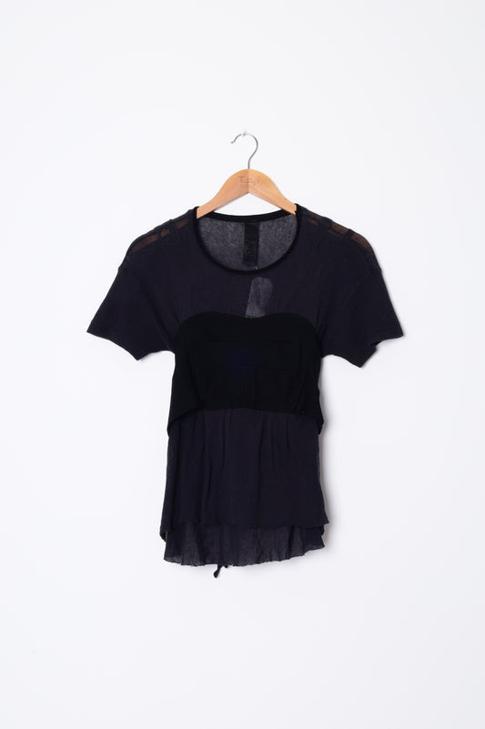 Nom* D Womens Grey Top Size 10