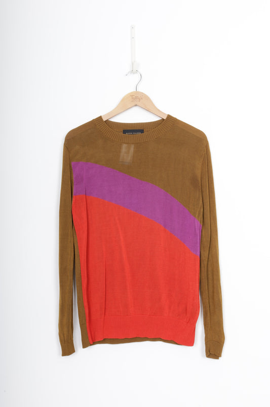 Karen Walker Womens Yellow Jumper Size 12