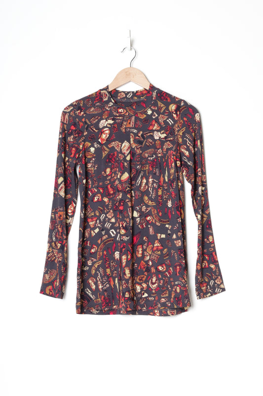 Nom*d Womens Grey Top Size 8