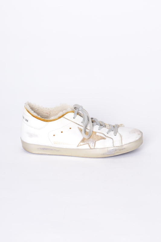 Golden Goose Deluxe Brand Womens White Sneakers Size EU 36