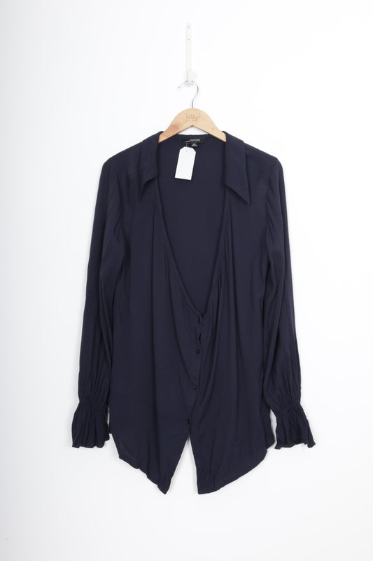 Repertoire Womens Blue Shirt Size 10