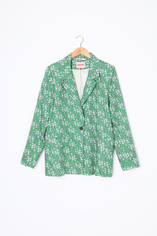 Kipper Tailoring Womens Green 2 Piece Size 12