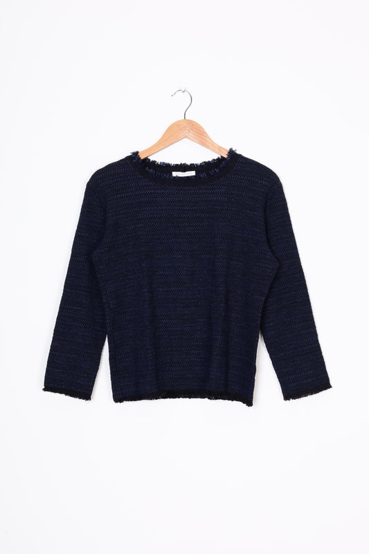 Wallace Rose Womens Blue Top Size 14