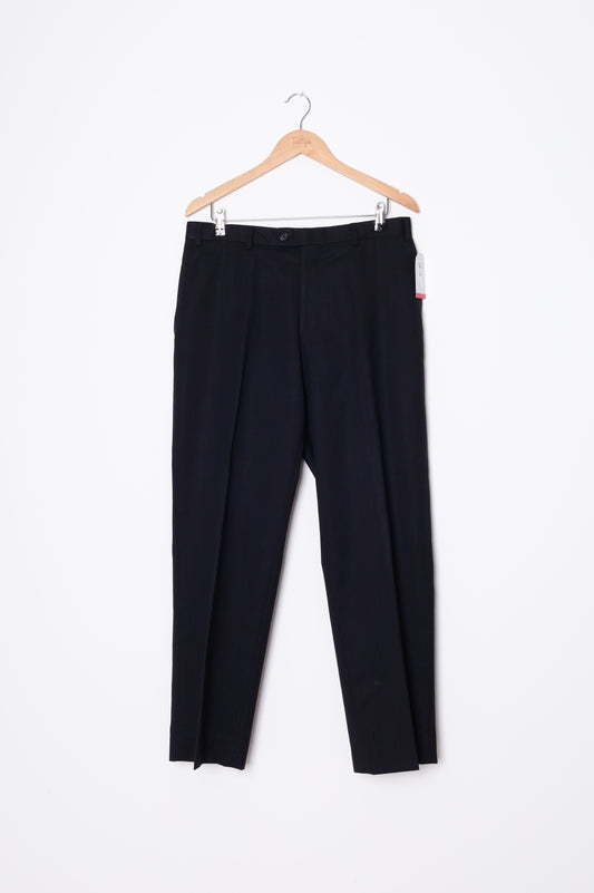 Pierre Cardin Mens Black Pants Size 100