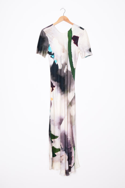 Silk Laundry Womens Cream Dress Size S