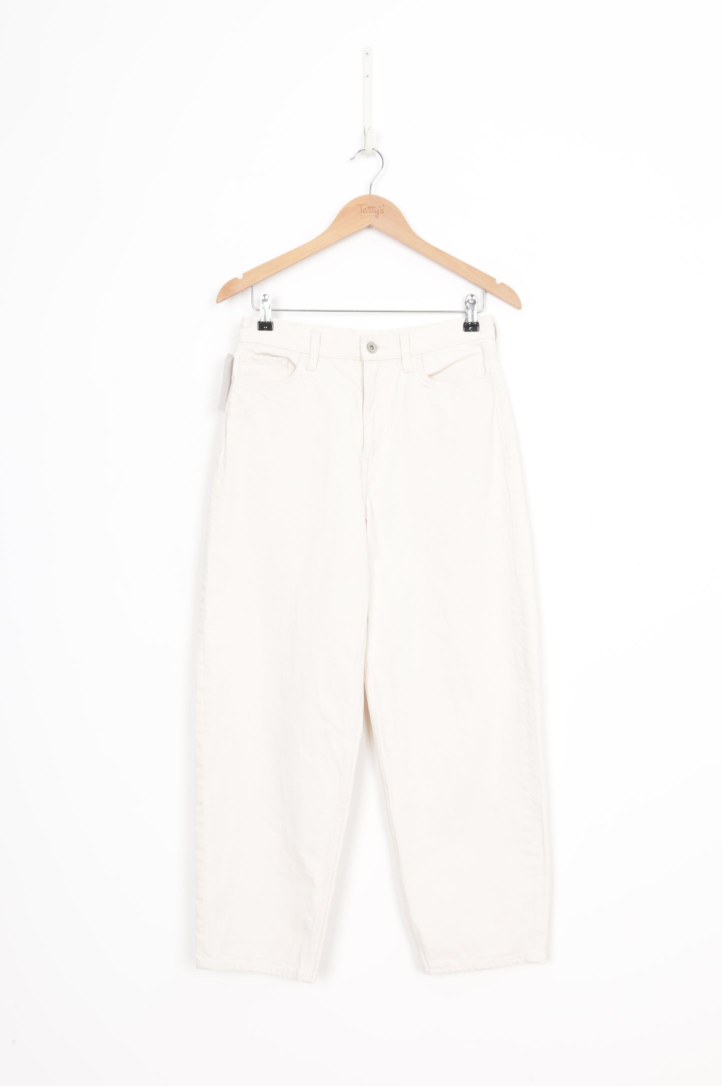 Cos Womens Cream Jeans Size W 27