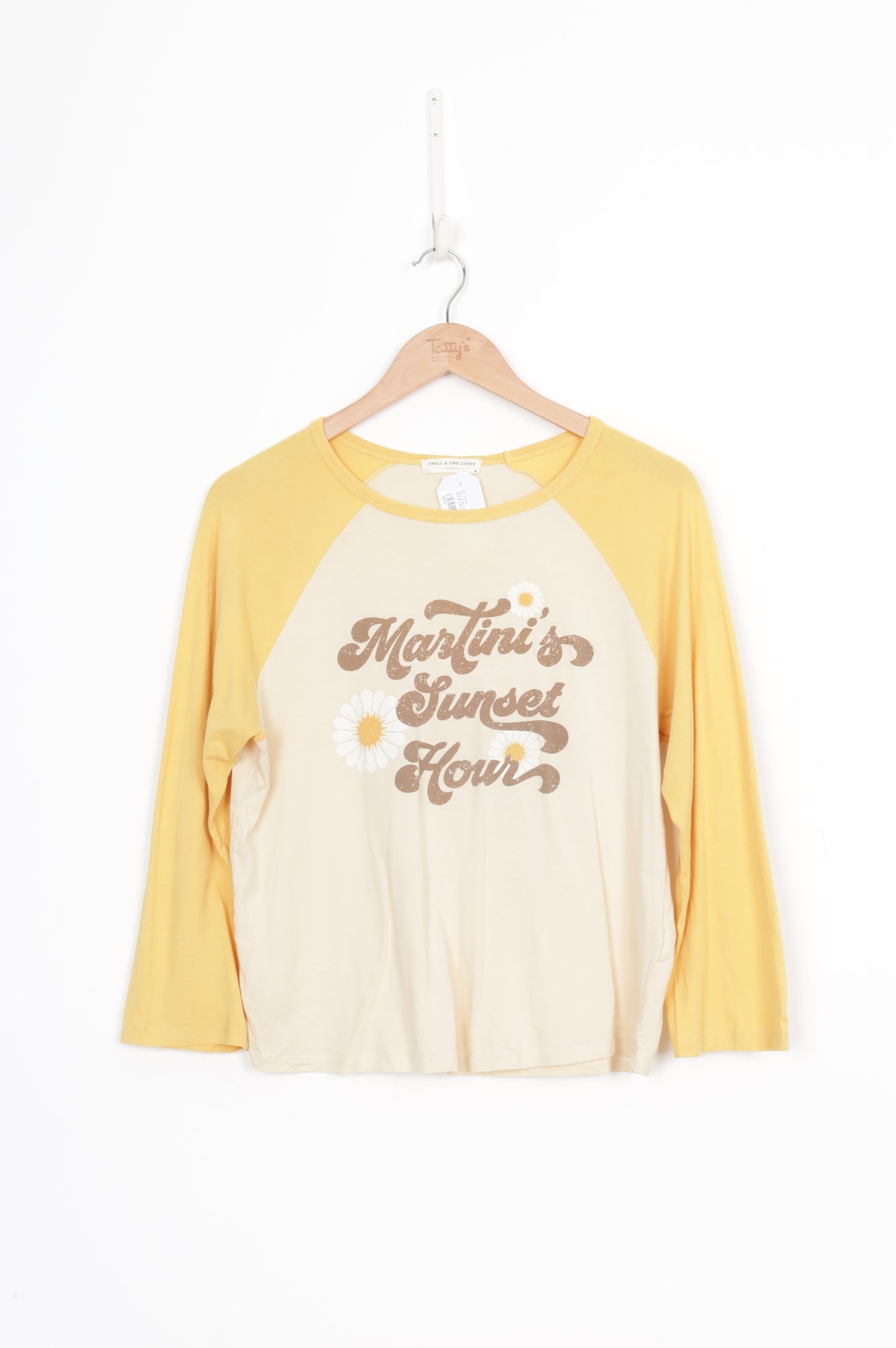 Spell & the Gypsy  Womens Yellow Top Size M