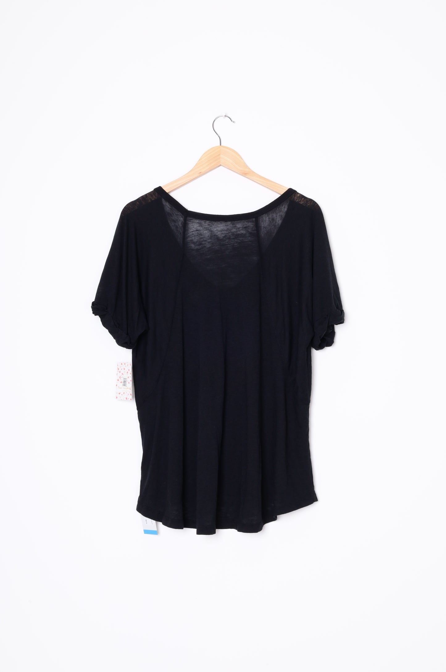 Free People Womens Black Top Size SP