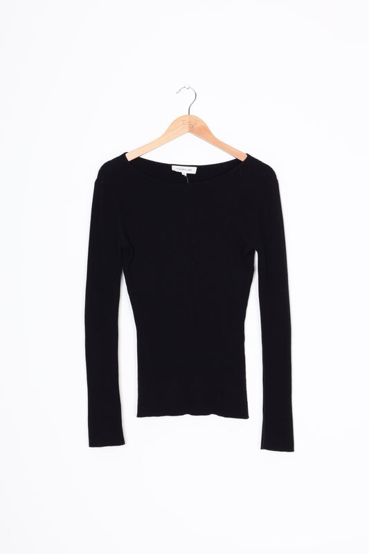 Assembly Label Womens Black Top Size 10